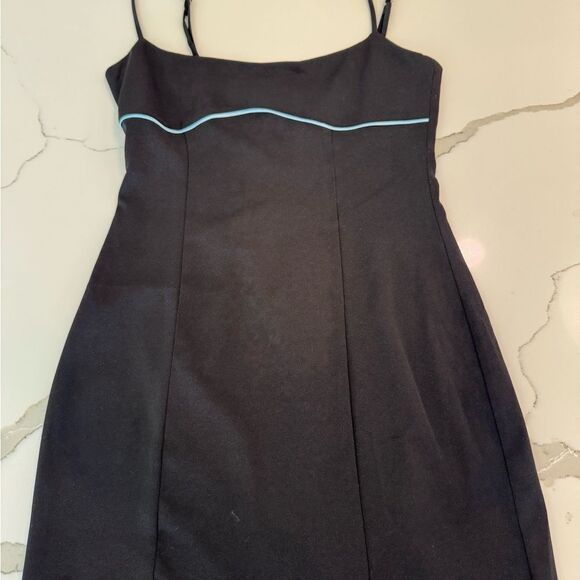 White Fox Boutique Black Sheath Mini Dress - Picture 1 of 8